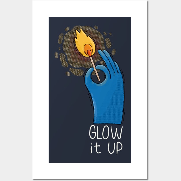 Glow it UP Wall Art by Tania Tania